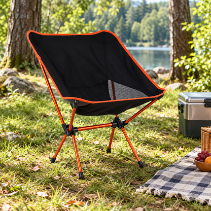 🏕️ Folding Camping Chair | Aluminum Frame | Outdoor Relaxing | Campers & Travelers | Lightweight Portable Comfort