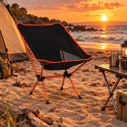 🏕️ Folding Camping Chair | Aluminum Frame | Outdoor Relaxing | Campers & Travelers | Lightweight Portable Comfort