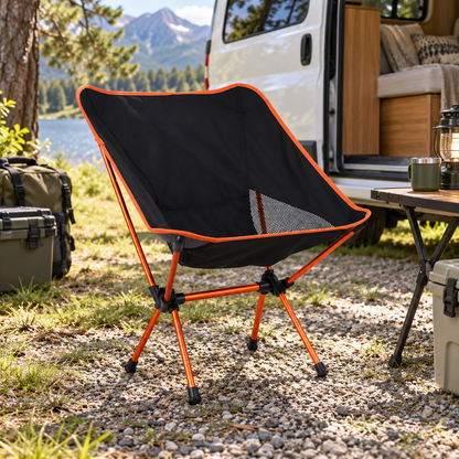 🏕️ Folding Camping Chair | Aluminum Frame | Outdoor Relaxing | Campers & Travelers | Lightweight Portable Comfort