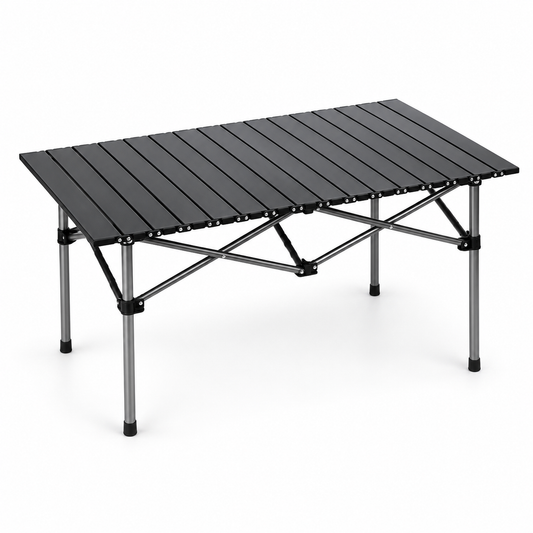 ⛺ Portable Folding Table | Aluminum Alloy | Outdoor Dining | Campers & Families | Spacious Roll-Up Design
