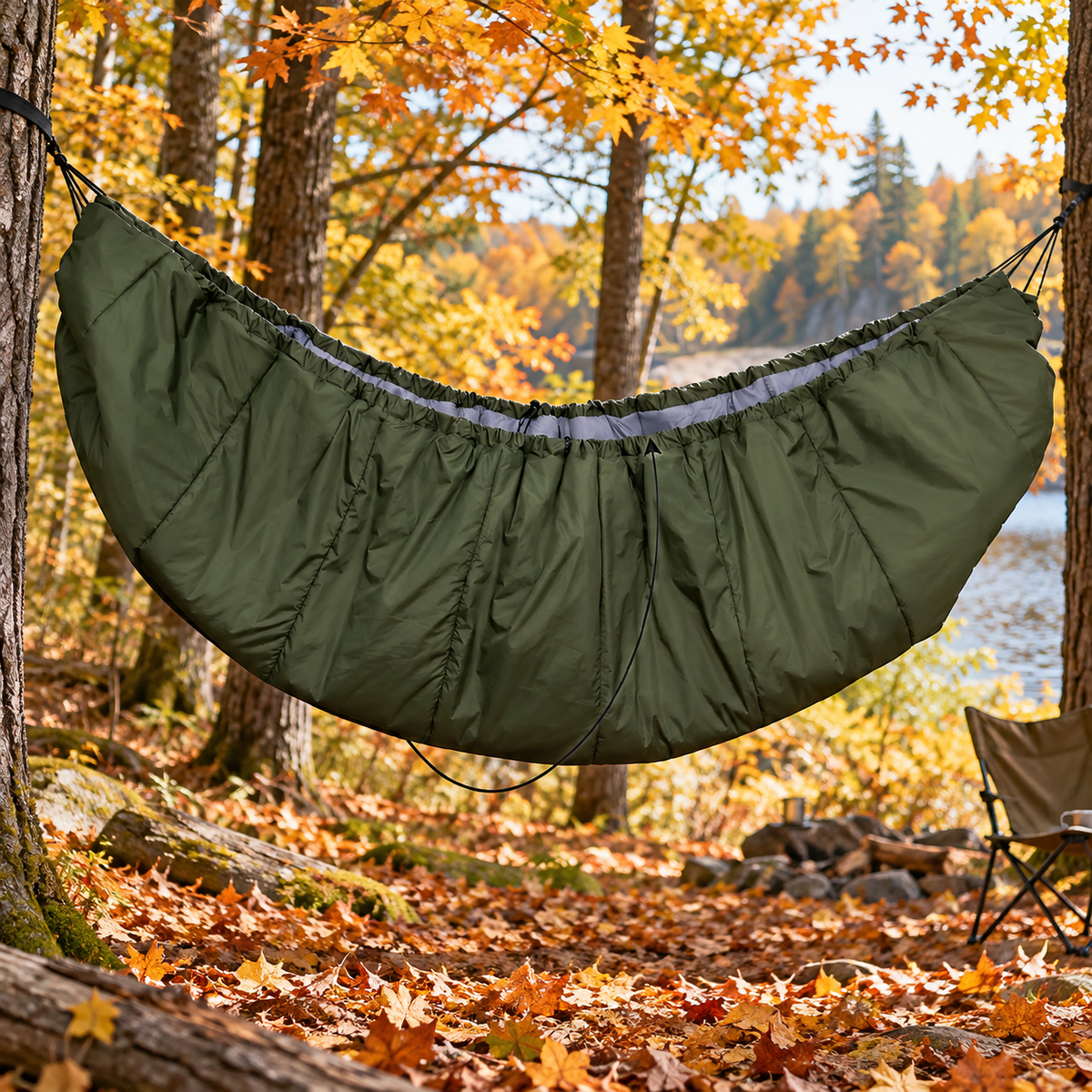 🌲 Outdoor Hammock Sleeping Bag | Nylon Fabric | Camping & Hiking | Adventurers & Travelers | Cozy Hanging Design
