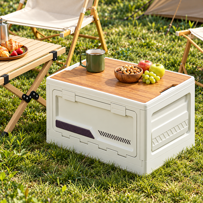 📦 Folding Storage Box | PP Plastic Material | Camping & Home Use | Families & Organizers | Stackable Modern Design