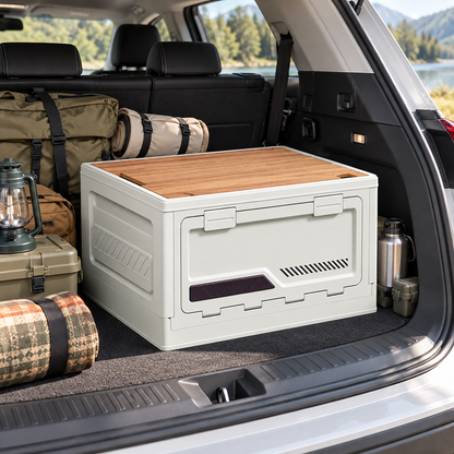 📦 Folding Storage Box | PP Plastic Material | Camping & Home Use | Families & Organizers | Stackable Modern Design