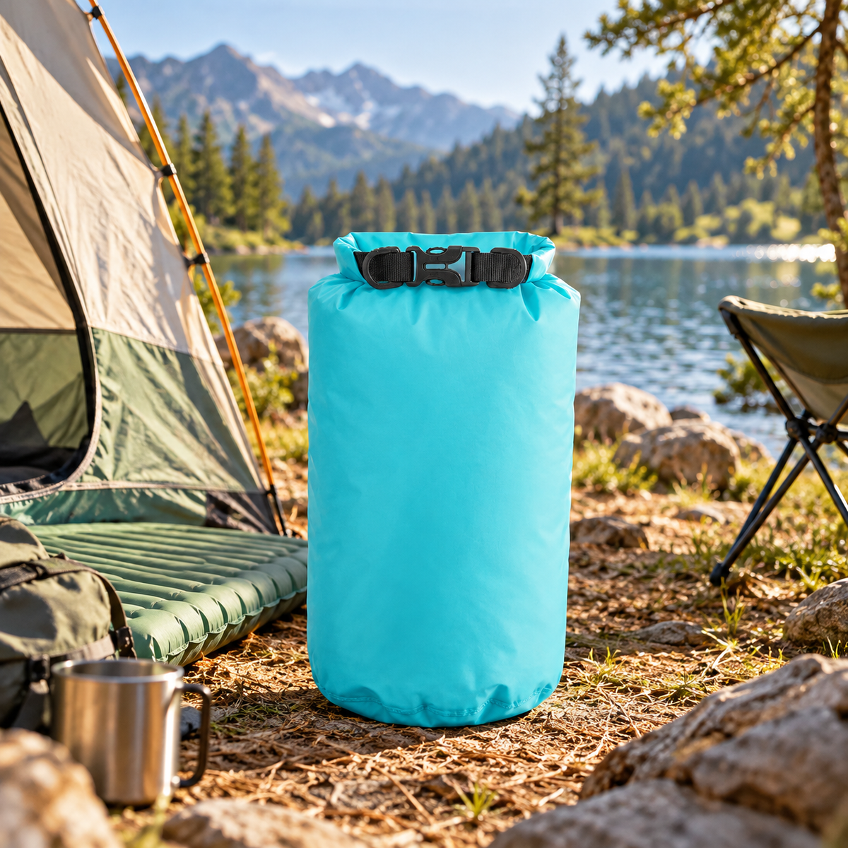 💧 Waterproof Dry Bag | Durable PVC Fabric | Rafting Camping | Outdoor Lovers | Minimalist Adventure Essential