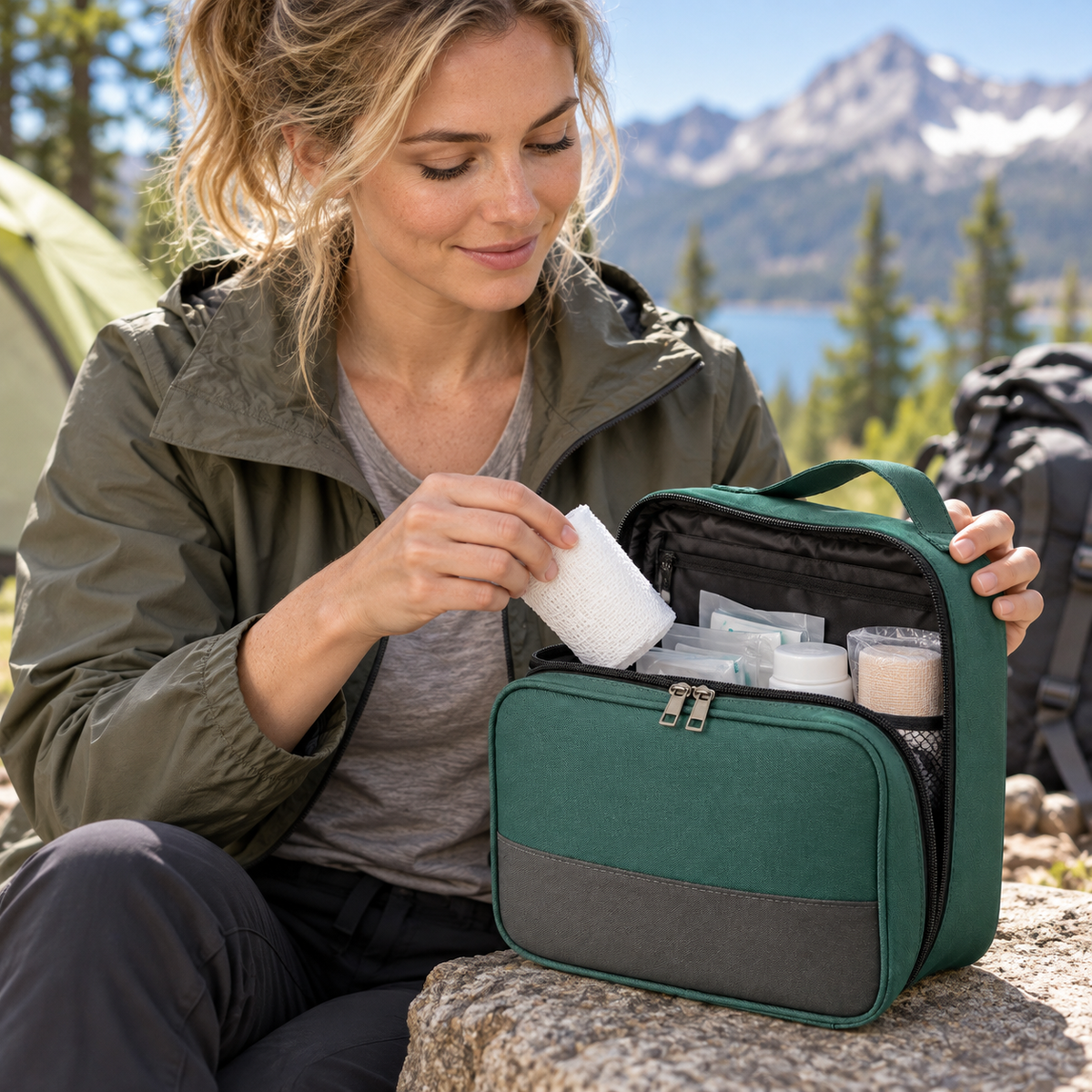 🩹 Medical Bag | Durable Oxford Fabric | Outdoor Emergency | Caregivers & Travelers | Organized First Aid Storage
