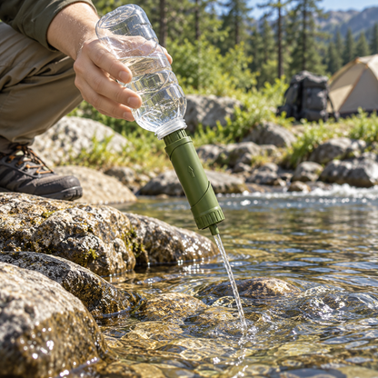 💧 Water Filter | Durable ABS Material | Outdoor Survival | Campers & Hikers | Portable Clean Water Solution