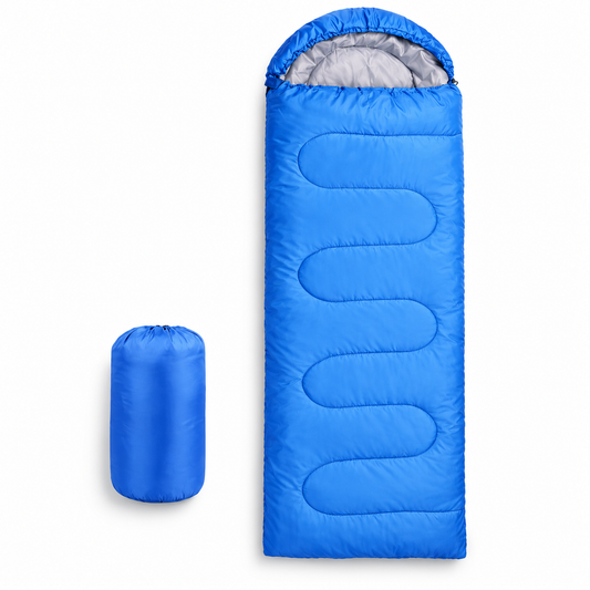 🏕️ Sleeping Bag | Soft Polyester Fabric | Camping Outdoor | Campers & Travelers | Lightweight Warmth Essential
