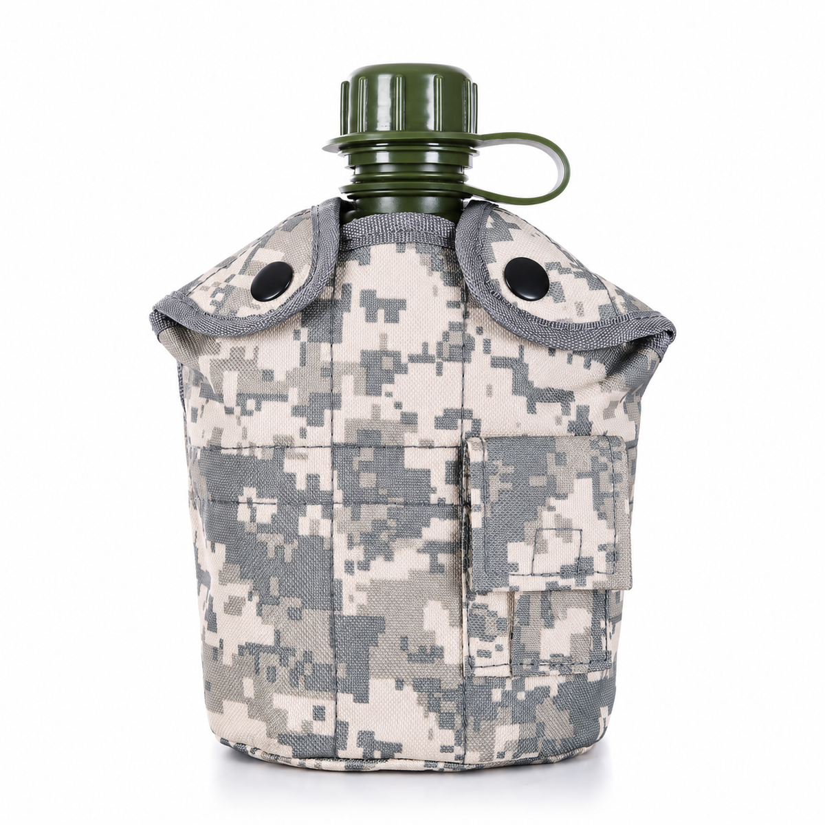 🏕️ Survival Water Bottle | Durable Outdoor Material | Camping Hiking Gear | Adventurers & Explorers | Camouflage Tactical Style